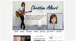 Desktop Screenshot of christinealbert.com